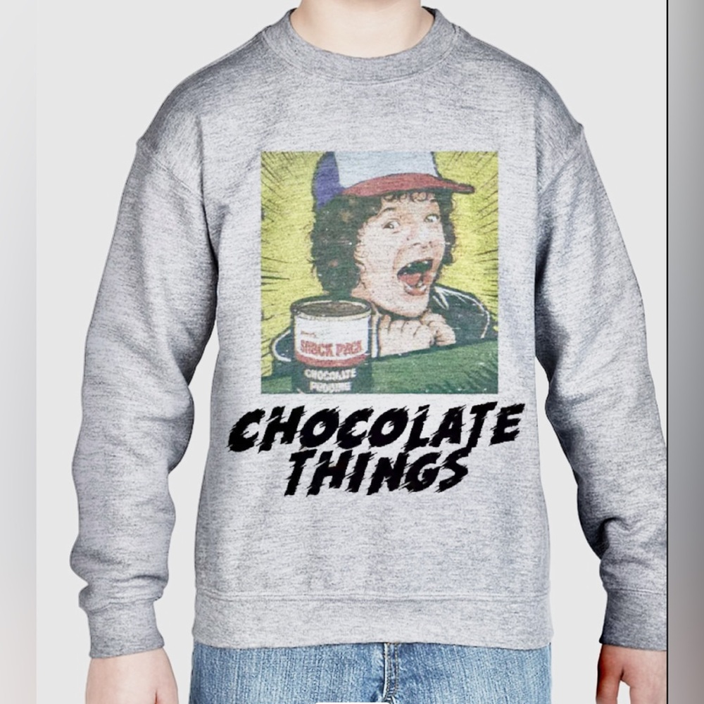 Stranger Things Chocolate Things Season 5 crewneck  size SMLXLXXL